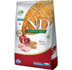 Ração N&D Ancestral Grain Gato Castrado Frango 1.5kg
