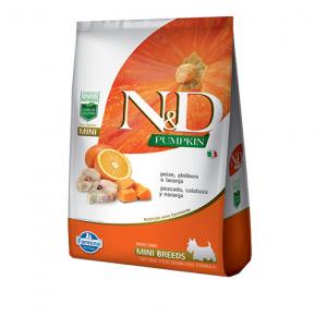 Ração N&D Pumpkin Peixe para Cães Adultos de Raças Pequenas 2,5kg