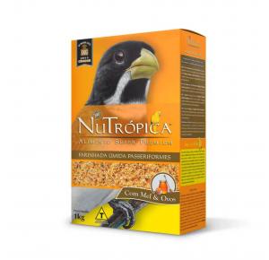 Ração NuTrÃ³pica Farinhada Úmida Passeriformes Coleiro 1kg