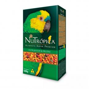 Ração NuTrópica Papagaio com Frutas 600gr