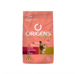 Ração Origens Gato Adulto Carne 10.1Kg Adimax