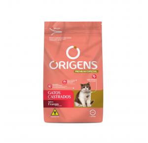 Ração Origens Gato Castrado Frango 10.1Kg Adimax