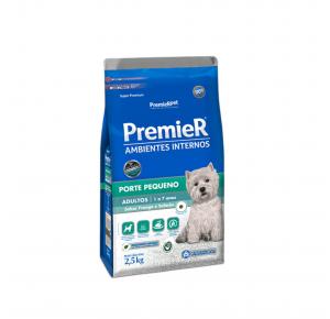 Ração Premier Ambientes Internos para Cães Adultos Sabor Frango e Salmão 12kg