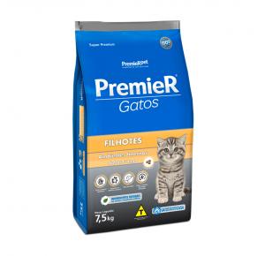 Ração Premier Ambientes Internos para Gatos Filhotes Sabor Frango 7.5kg