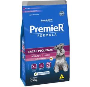 Ração Premier Pet Formula Cães Adultos Raças Pequenas 2.5Kg
