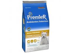 Ração Premier para Cães Filhotes de Raças Pequenas Ambientes Internos Sabor Frango e Salmão 1kg