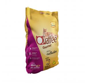 Ração Quatree Gourmet para Gatos Adultos Castrados Sabor Mix de Carnes 10.1kg