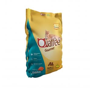 Ração Quatree Gourmet para Gatos Adultos Sabor Peixe 1kg