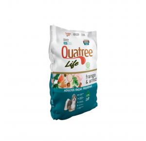 Ração Quatree Life Adultos Raças Pequenas Frango e Arroz 10.1kg