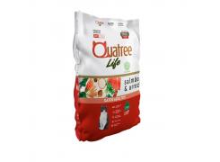 Ração Quatree Life para Gatos Adultos Sabor Salmão e Arroz 10.1kg