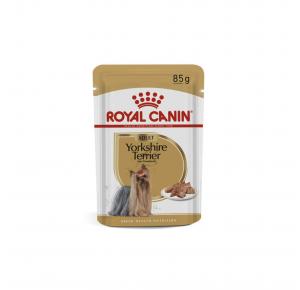 Ração Royal Canin Sachê Breed Health Nutrition Adult Wet para Yorkshire Terrier 85g