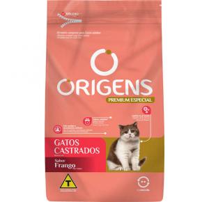 Ração Origens Frango para Gatos Castrados 3Kg