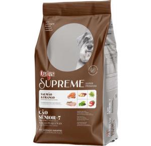 Ração Quatree Supreme Sênior +7 Raças Pequenas Salmão e Frango 3kg