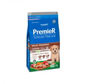 Ração Seleção Natural Premier para Cães Filhotes Raças Pequenas 2.5kg