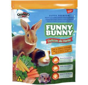 Ração  Funny Bunny Delícias da Horta para Pequenos Roedores - Supra