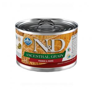 Ração Úmida Lata N&D Ancestral Grain Frango & Romã para Cães Adultos 140g