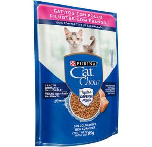 Ração Úmida Nestlé Purina Cat Chow Filhotes Frango ao Molho 85Gr