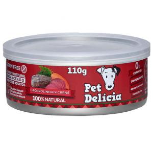 Ração Úmida Pet Delícia Natural Caçarolinha de Carne 110g