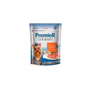 Ração Úmida Premier Gourmet Para Cães Sabor Salmão e Arroz Integral 100gr