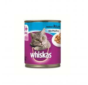 Whiskas Lata para Gatos Adultos Sabor Atum ao Molho - 290g