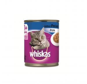 Whiskas Lata Patê para Gatos Adultos Sabor Peixe - 290g