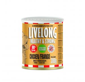 Ração Úmida Livelong Cão Frango + Batata Doce 300gr