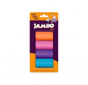 Refil Saquinho 4 Rolos Basic Jambo Pet