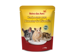 Banho Seco para Hamsters e Chinchilas Reino das Aves 700g