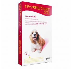 Revolution antipulgas Cães de 10,1Kg a 20kg (1pipeta)