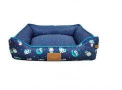 Cama Azul Soneca para Cães e Gatos Tamanho P - Fabrica Pet