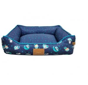 Cama Azul Soneca para Cães e Gatos Tamanho P - Fabrica Pet