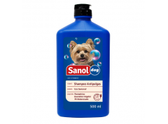 Shampoo Antipulgas Sanol Dog para Cães 500mL