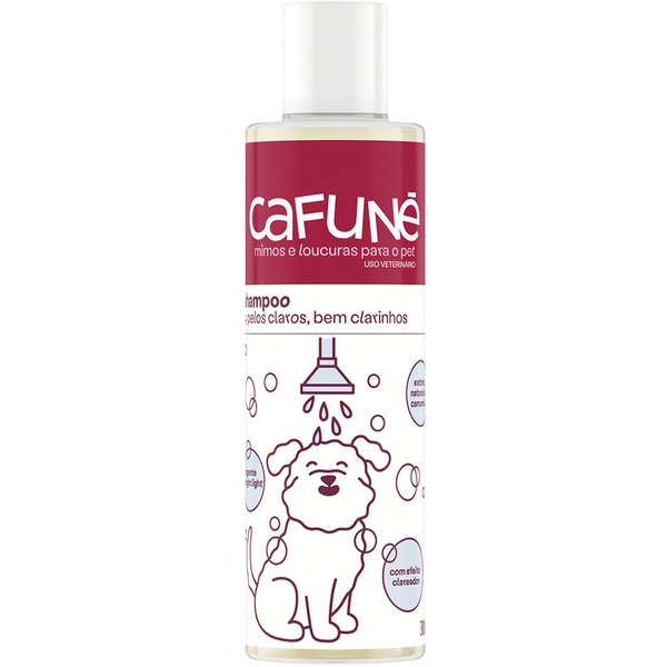 Shampoo Cafuné Pelos Brancos para Cães e Gatos 300ml