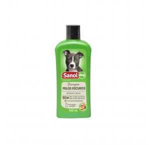 Shampoo para Pelos Escuros Sanol Dog 500ml