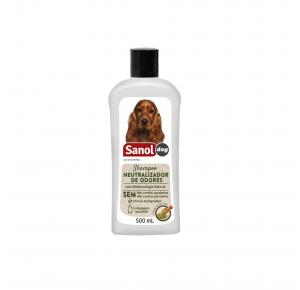 Shampoo Neutralizador de Odores para Cães e Gatos Sanol Dog 500mL