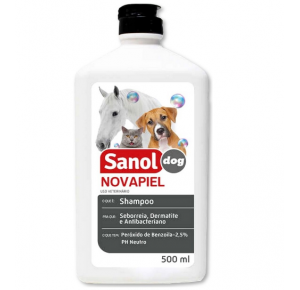 Shampoo Sanol Novapiel para Cães e Gatos