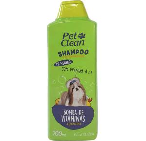 Shampoo Bomba de Vitaminas para Cães e Gatos 700Ml -  Pet Clean