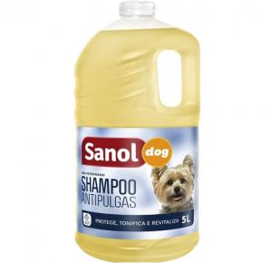 Shampoo Sanol Dog Antipulgas 5 litros