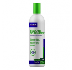 Shampoo Virbac Sebolytic Spherulites para Seborreia - 250 mL