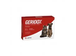 Suplemento Gerioox Antioxidante Condroprotetor e Ã”mega 3 para Cães e Gatos 30 Comprimidos Labyes 