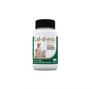 Suplemento com 30 Comprimidos Cal-D-Mix Vetnil
