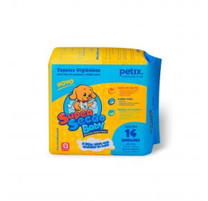 Tapete Higiênico Super Secão Baby para Cães com 14 Unidades Petix