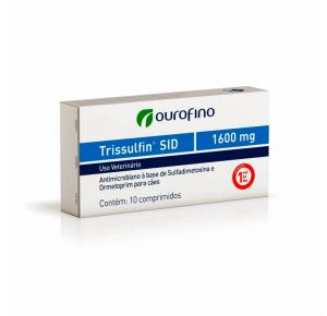 Trissulfin SID 1600mg Antibiótico para Cães e Gatos Ourofino