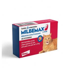 Vermífugo Milbemax G Gatos 2 a 8kg (2 comprimidos)