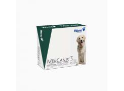Vermífugo Ivercanis 3mg com 4 Comprimidos Ivermectina para Cães World Veterinária