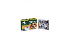 Vermífugo NatuVerm para Cães e Gatos com 4 Comprimidos Vetbras