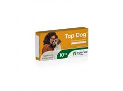 Vermífugo Top Dog Cães com 4 Comprimidos até 10kg Ourofino