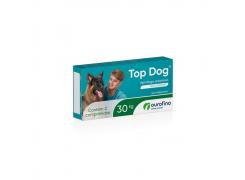Vermifugo Top Dog para Cães de até 30 Kg com 2 Comprimidos Ourofino