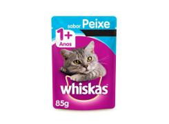 Whiskas Sachê para Gatos Adultos Sabor Peixe 85g