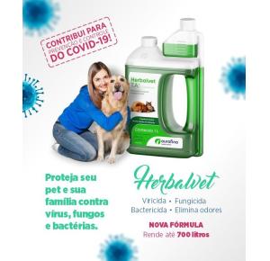 Herbalvet Desinfetante Ourofino 1L